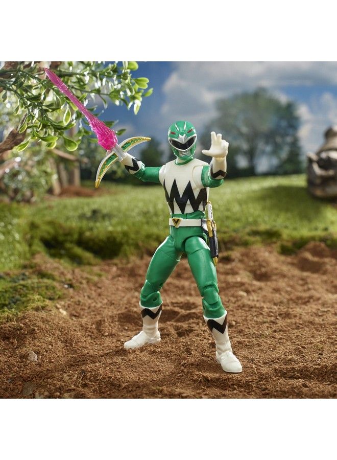 Lightning Collection Lost Galaxy Green Ranger 6 Inch Premium Collectible Action Figure Toy With Accessories Kids Ages 4 And Up