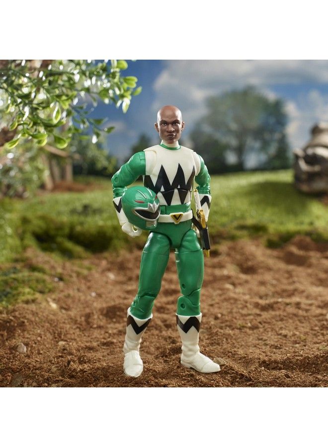 Lightning Collection Lost Galaxy Green Ranger 6 Inch Premium Collectible Action Figure Toy With Accessories Kids Ages 4 And Up