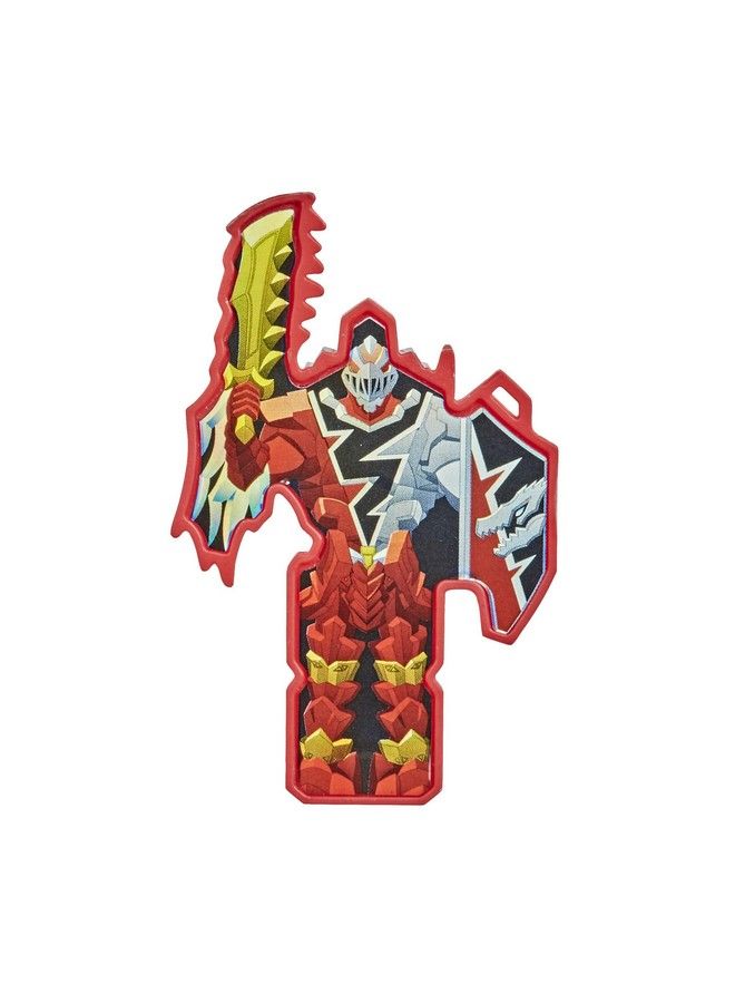 Dino Fury Red Ranger 6 Inch Action Figure Toy Inspired By Tv Show With Dino Fury Key And Dino Themed Accessory For Ages 4 And Up