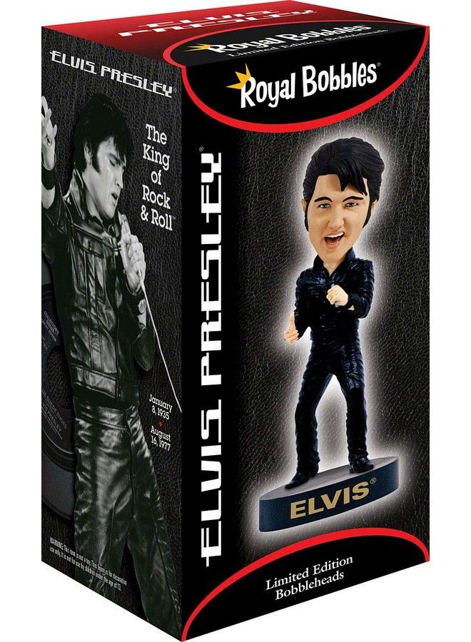 Elvis Presley ’68 Comeback Special Bobblehead Premium Polyresin Lifelike Figure Unique Serial Number Exquisite Detail