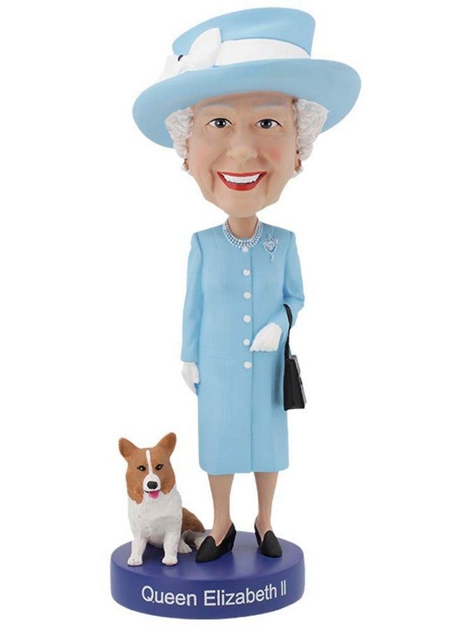 Queen Elizabeth Ii Bobblehead Premium Polyresin Lifelike Figure Unique Serial Number Exquisite Detail