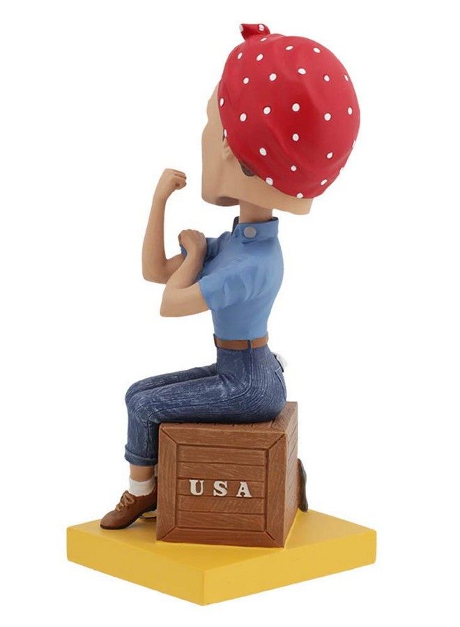 Rosie The Riveter Bobblehead Premium Polyresin Lifelike Figure Unique Serial Number Exquisite Detail