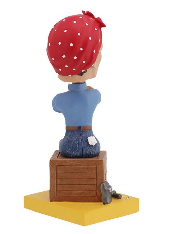 Rosie The Riveter Bobblehead Premium Polyresin Lifelike Figure Unique Serial Number Exquisite Detail