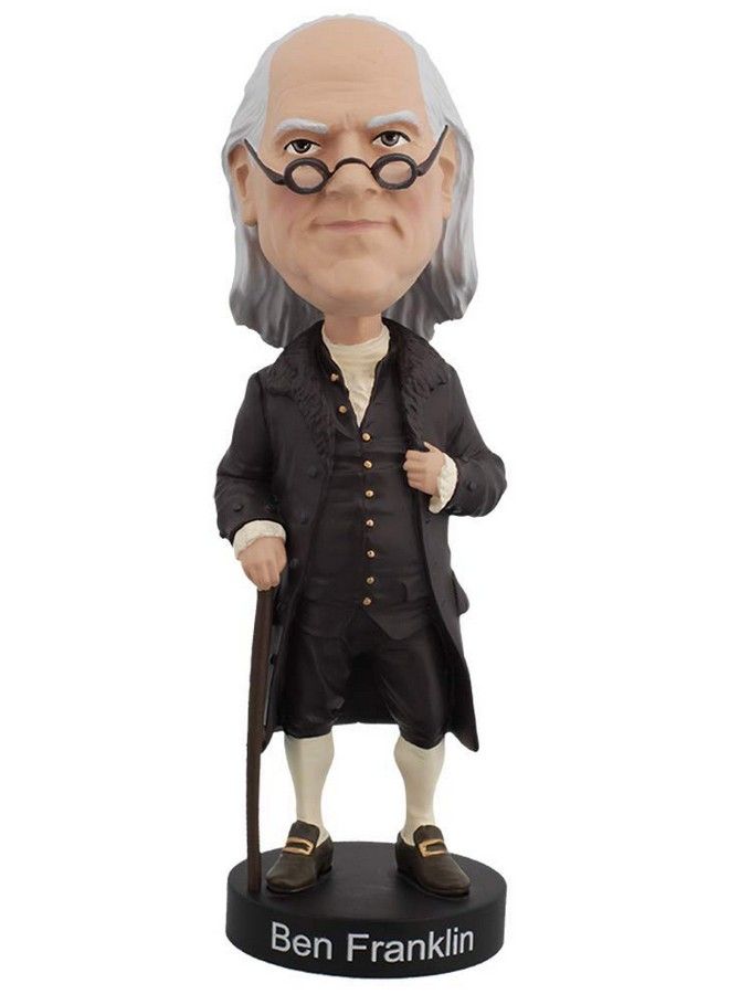 Benjamin Franklin Bobblehead Premium Polyresin Lifelike Figure Unique Serial Number Exquisite Detail