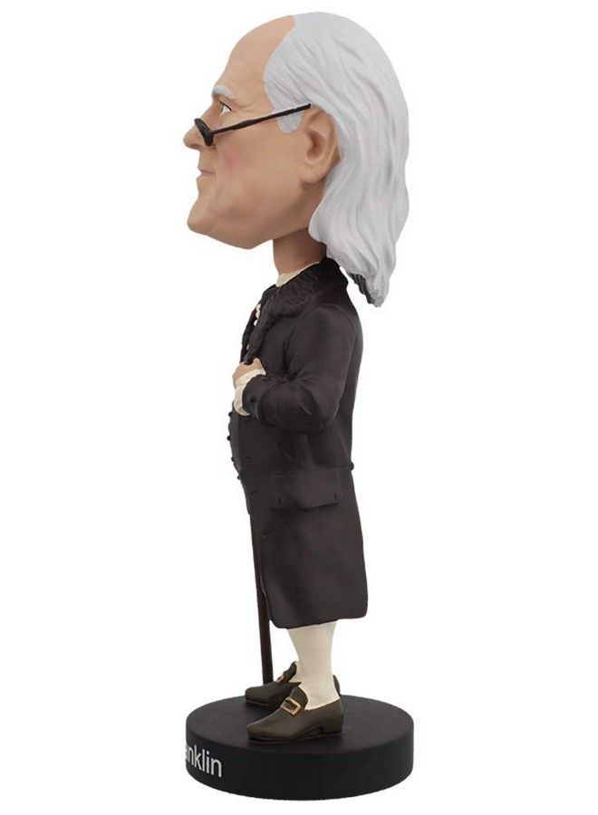 Benjamin Franklin Bobblehead Premium Polyresin Lifelike Figure Unique Serial Number Exquisite Detail