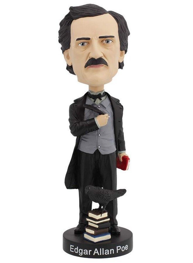 Edgar Allan Poe Bobblehead Polyresin Premium Lifelike Figure Unique Serial Number Exquisite Detail