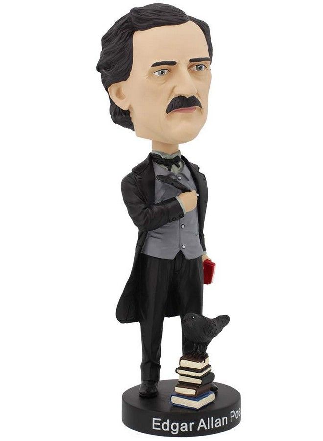 Edgar Allan Poe Bobblehead Polyresin Premium Lifelike Figure Unique Serial Number Exquisite Detail