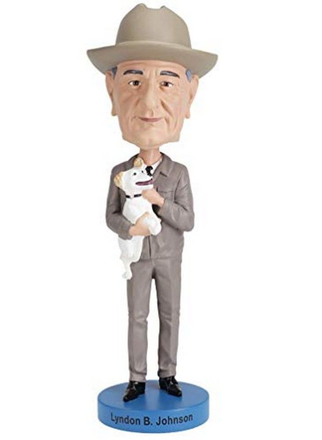 Lyndon B. Johnson Bobblehead Premium Polyresin Lifelike Figure Unique Serial Number Exquisite Detail