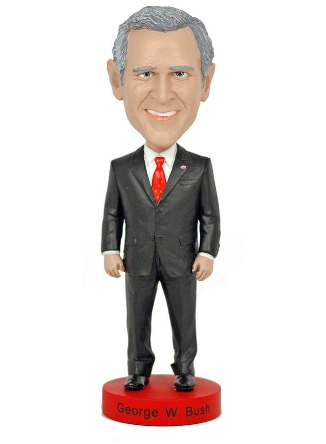 George W. Bush Bobblehead Premium Polyresin Lifelike Figure Unique Serial Number Exquisite Detail