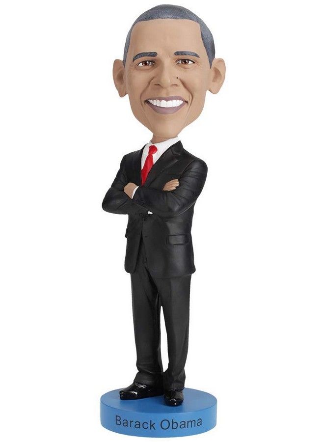 Barack Obama Bobblehead Premium Polyresin Lifelike Figure Unique Serial Number Exquisite Detail