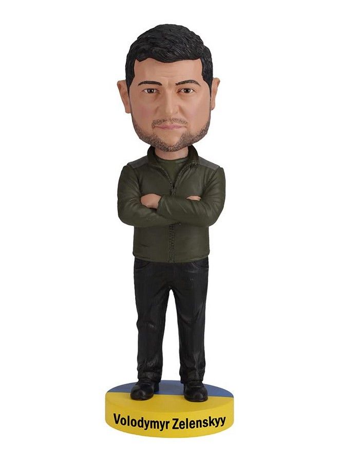 Volodymyr Zelenskyy Bobblehead Premium Polyresin Lifelike Figure Unique Serial Number Exquisite Detail