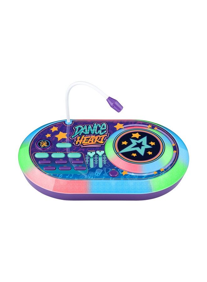 Karmas World Dj Party Mixer Turntable Toy With Built In Microphone For Kids For Fans Of Karmas World Toys For Girls