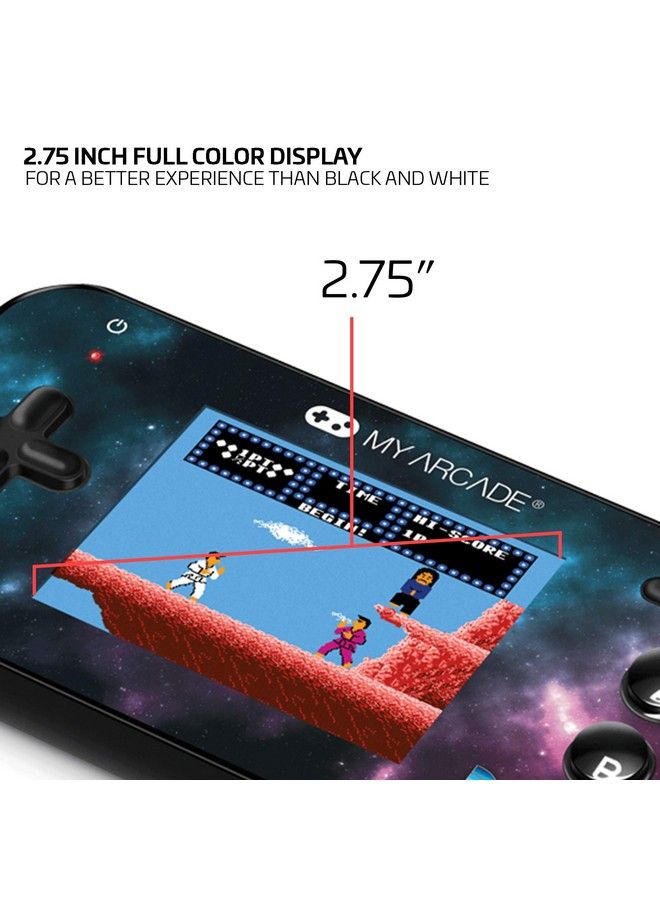 Gamer V Handheld Gaming System 220 Retro Style Games Plus 8 Data East Classics