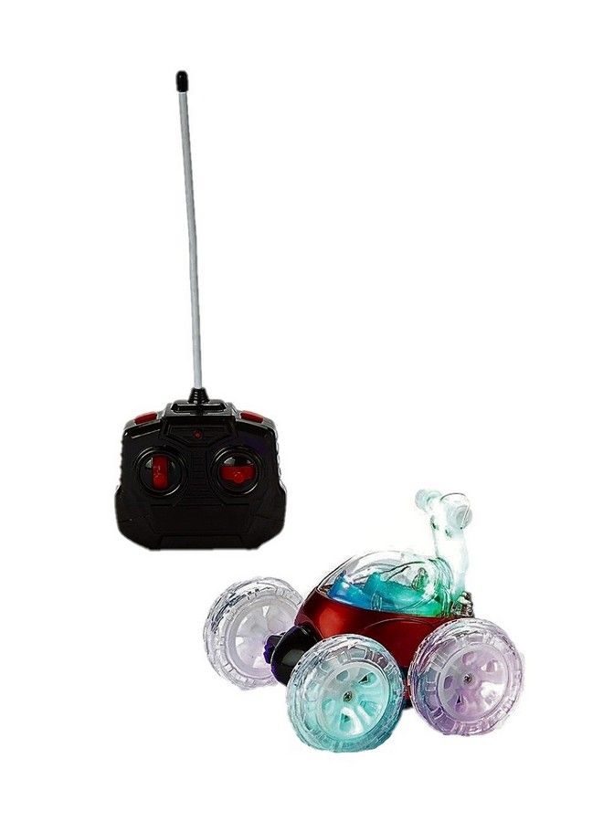 Turbo Twisters Red 27 Mhz Bright Led Light Up Stunt Rc Remote Control Vehicle