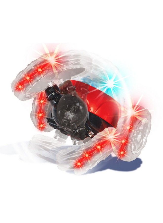 Turbo Twisters Red 27 Mhz Bright Led Light Up Stunt Rc Remote Control Vehicle