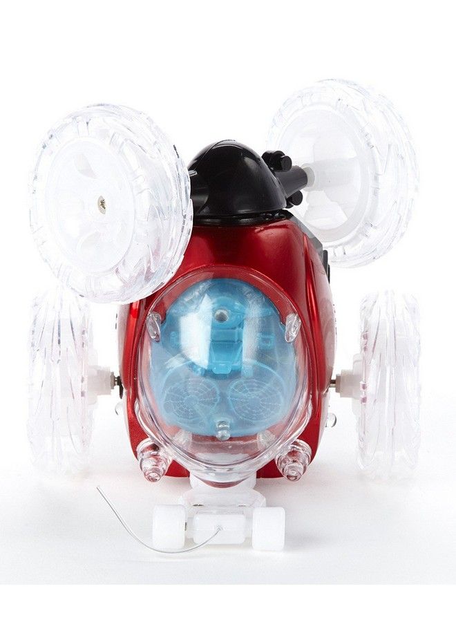 Turbo Twisters Red 27 Mhz Bright Led Light Up Stunt Rc Remote Control Vehicle