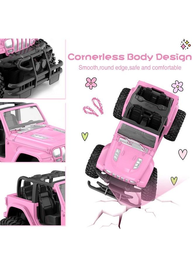 Remote Control Car Rc Racing Cars 1:16 Scale 80 Min Play 2.4Ghz Off Road Rc Trucks With Storage Case All Terrain Cars Toys Gifts For 3 Year Old Girls