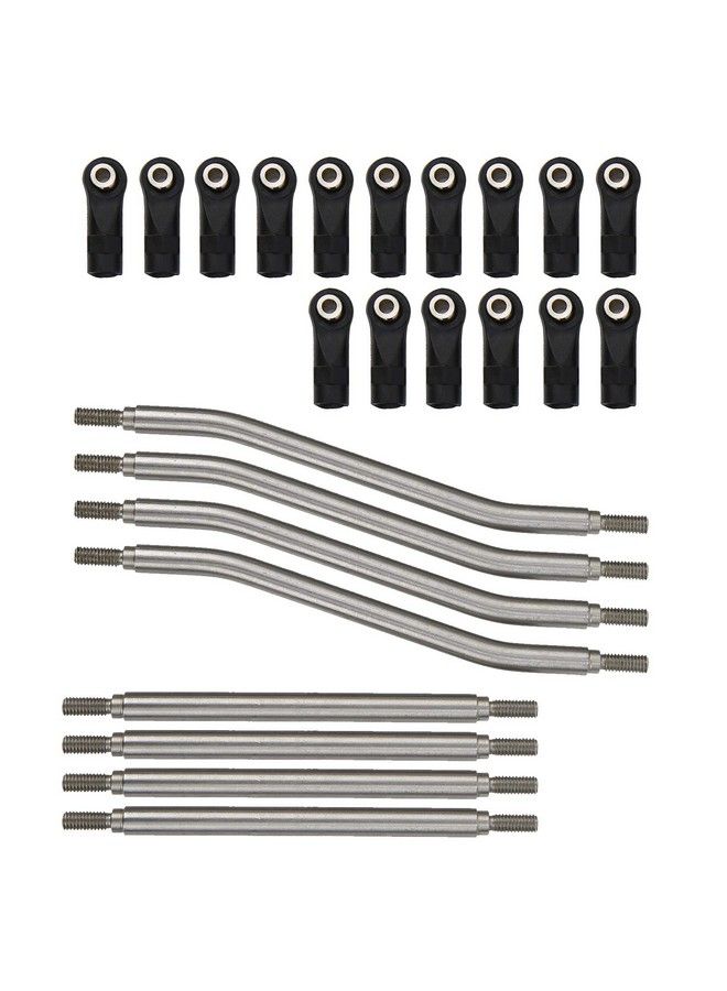 8Pcs/Set Rc Steering Link Rod End Stainless Steel Spare Parts Suitable For Axial Capra Axi03004 Model Cars