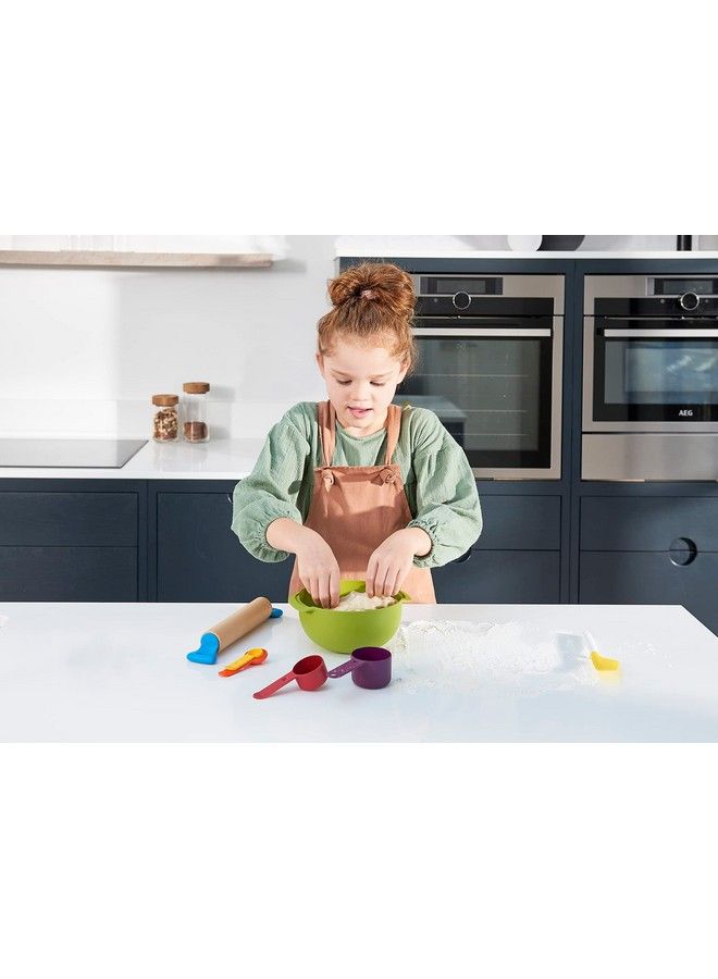 Joseph Joseph Bake ; Toy Kitchen Baking Set For Children Aged 3 Years & Up ; Includes Moving Rolling Pin For Imaginative Play!