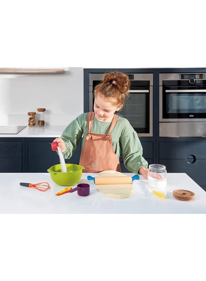 Joseph Joseph Bake ; Toy Kitchen Baking Set For Children Aged 3 Years & Up ; Includes Moving Rolling Pin For Imaginative Play!