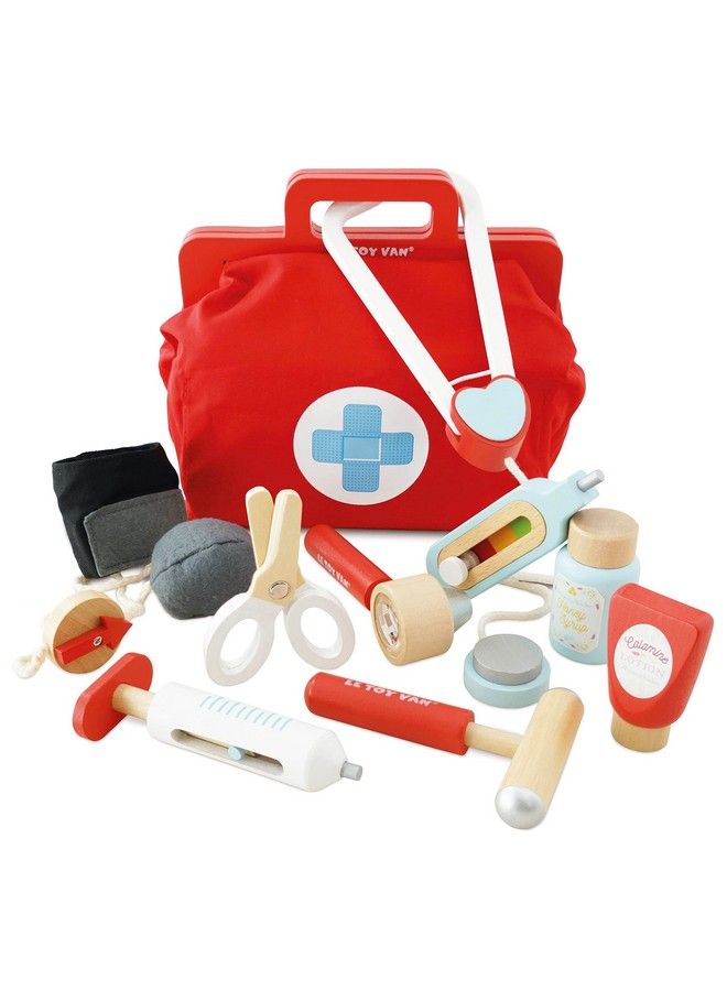 Kids Wooden Educational Pretend Play Honeybake Doctor'S Medical Play Set Kit ; Kids Pretend Play Role Play For Boys And Girls ; 3 Year Old + 8.66