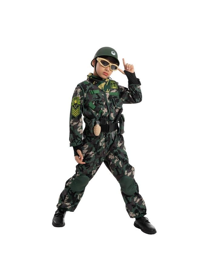 Child Boy Army Special Forces Costume (Medium (8 10 Yr))