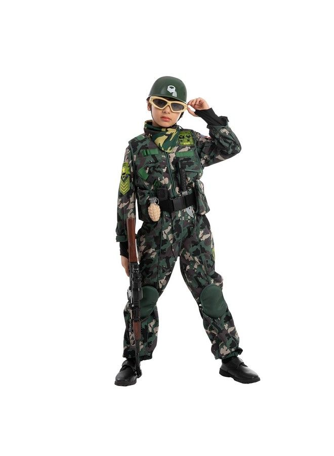 Child Boy Army Special Forces Costume (Medium (8 10 Yr))