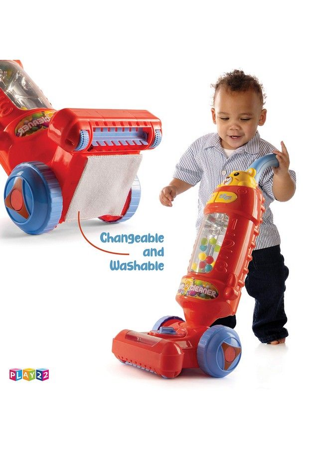 Kids Vacuum Cleaner Toy For Toddler With Lights & Sounds Effects & Ball Popping Action Pretend Play Toy Vacuum Cleaner For Toddler Best Gift For Boys And Girls No Suction! Original