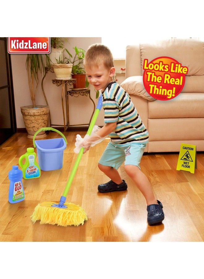 Kids Cleaning Set For Toddlers ; Kids Broom Set For Kids For Play ; Mop And Cleaning Toys Set ; Kids Broom And Mop Set For Toddlers ; Cleaning Toys For Kids Ages 4 8 And Older