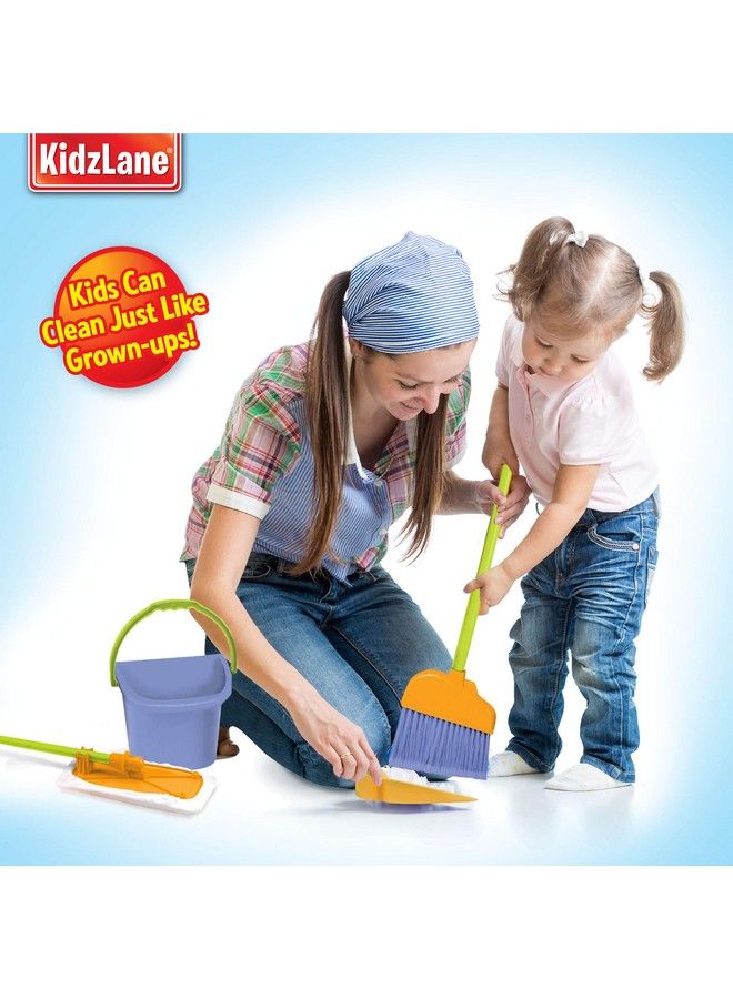 Kids Cleaning Set For Toddlers ; Kids Broom Set For Kids For Play ; Mop And Cleaning Toys Set ; Kids Broom And Mop Set For Toddlers ; Cleaning Toys For Kids Ages 4 8 And Older