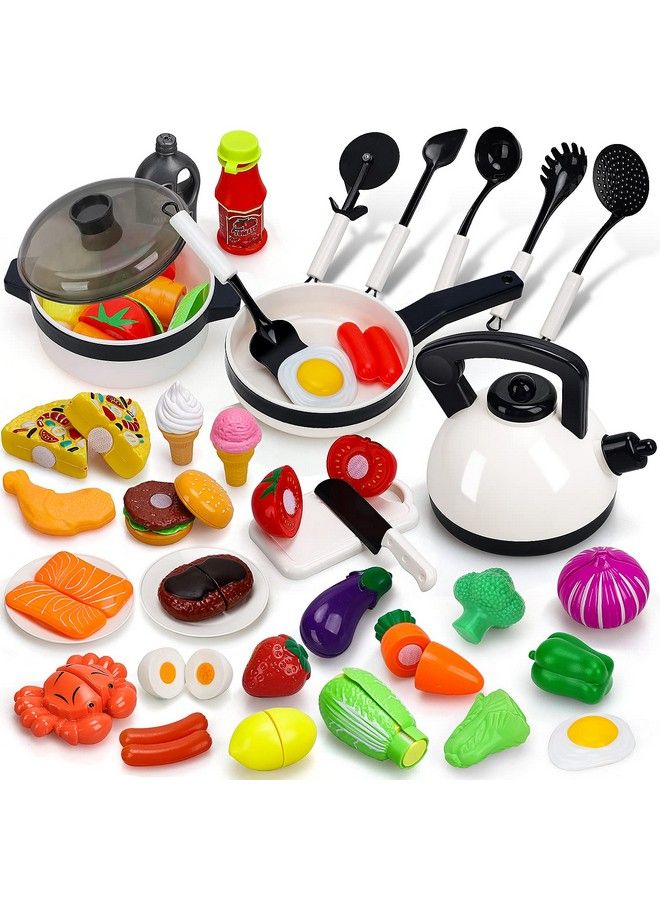 Play Kitchen Accessories Toy Play Food 3 4 Year Old Girls Gifts Toddler Kitchen Set For Kids Pots And Pans Kids Kitchen Playset Fake Play Kitchen Toys Toddler For Girls Boys