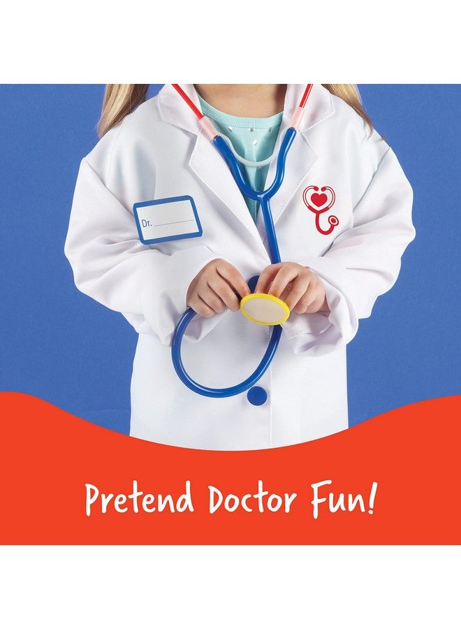 Doctor Play Set 3 Pieces Ages 3+ Doctor Kit For Kids Pretend Play Doctor Dress Up For Kids Doctor Costume For Kids Preschool Learning Games