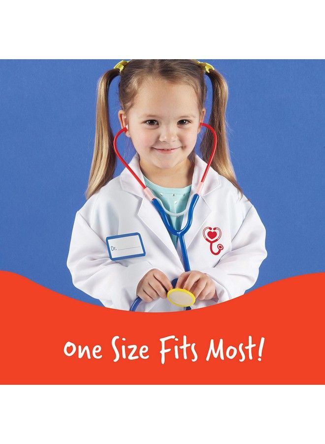 Doctor Play Set 3 Pieces Ages 3+ Doctor Kit For Kids Pretend Play Doctor Dress Up For Kids Doctor Costume For Kids Preschool Learning Games