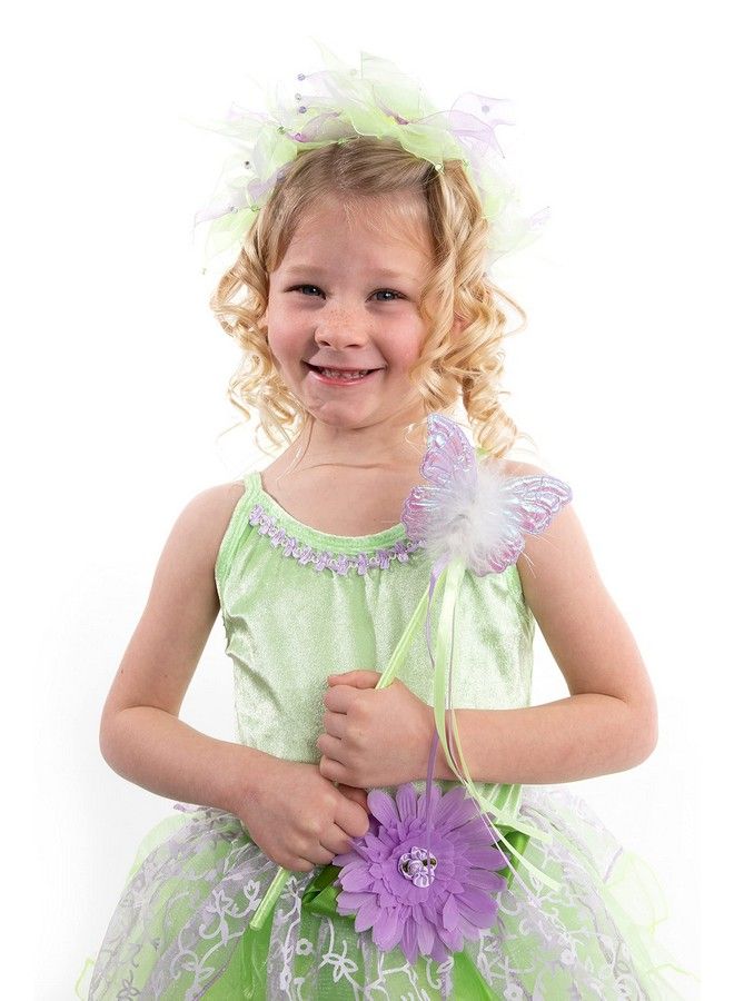 Fairy Halo & Wand Child Accessory Set Green (Tinkerbell) …