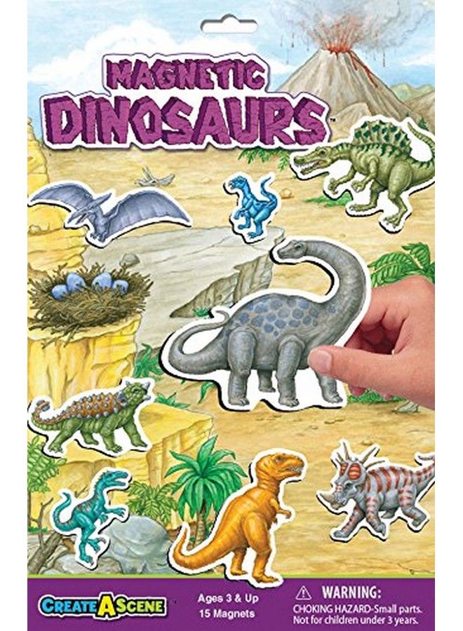 Create A Scene Magnetic Playset Dinosaurs