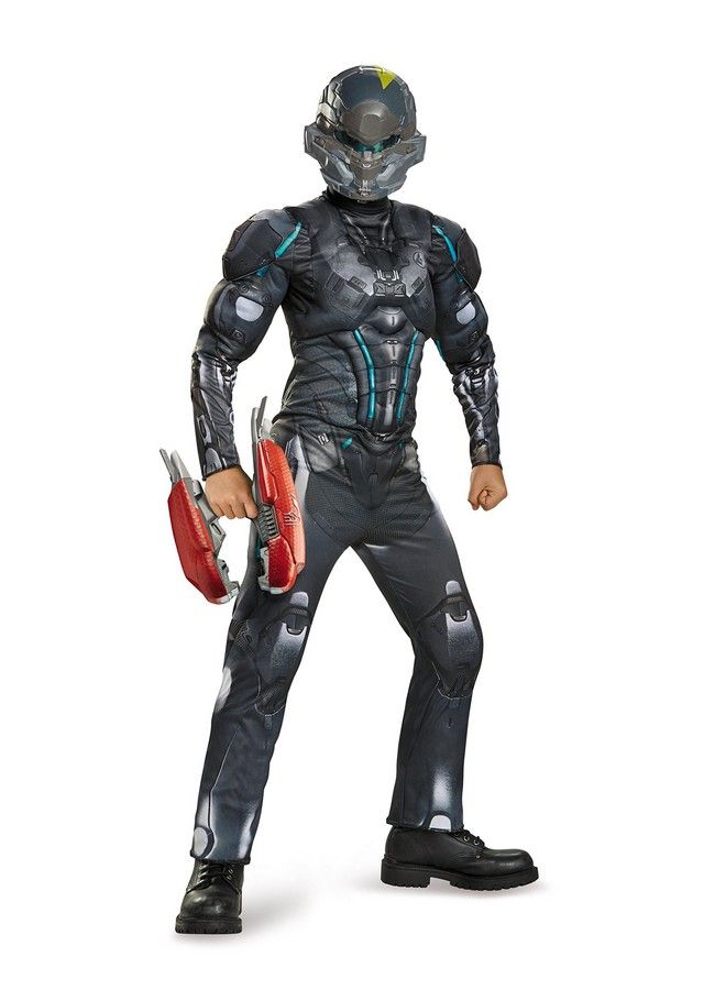 Halo Plasma Rifle Costume Accessory Gray/Red /Multicolor