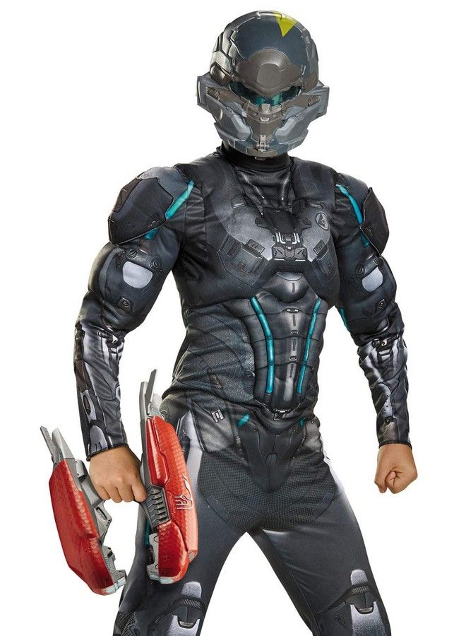 Halo Plasma Rifle Costume Accessory Gray/Red /Multicolor