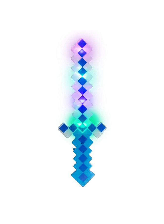 Led Light Up Pixel 8 Bit Toy Sword For Kids