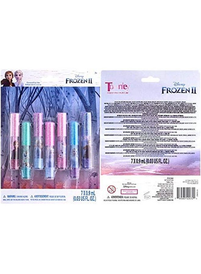 Disney Frozen 2 Lip Gloss Set Pack 7 Count (Pack Of 1)