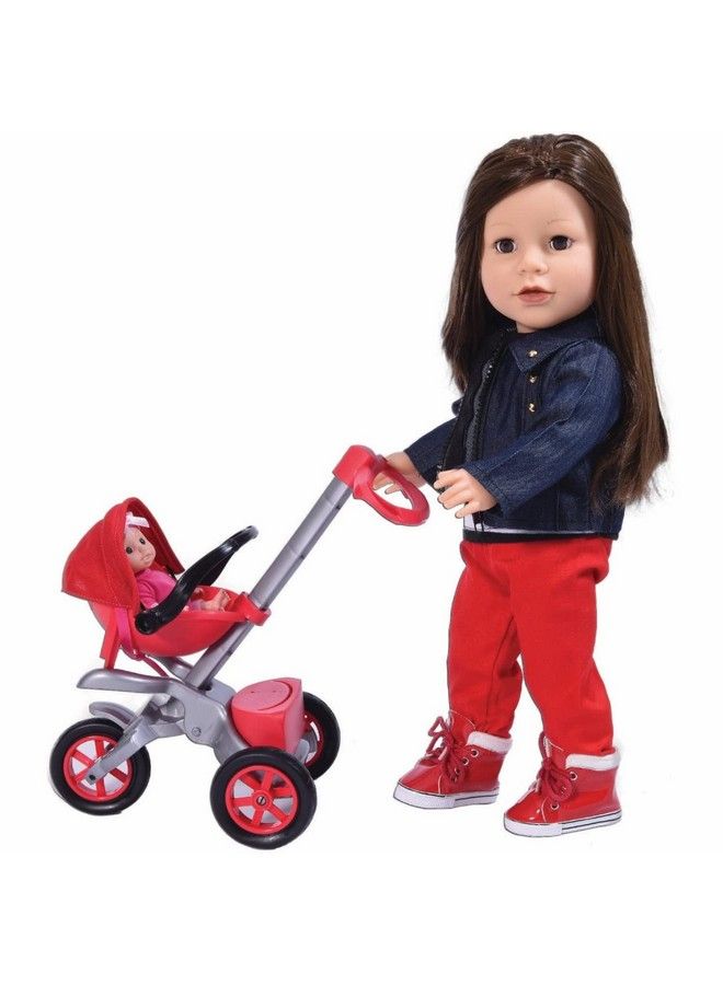 Bye Baby Doll Stroller Play Set For 18