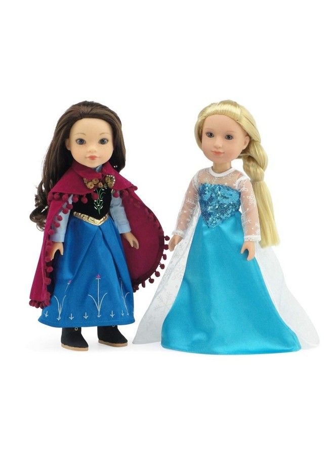 14 Inch Doll Clothes Clothing Accessories ; Princess Elsa And Anna Inspired 14