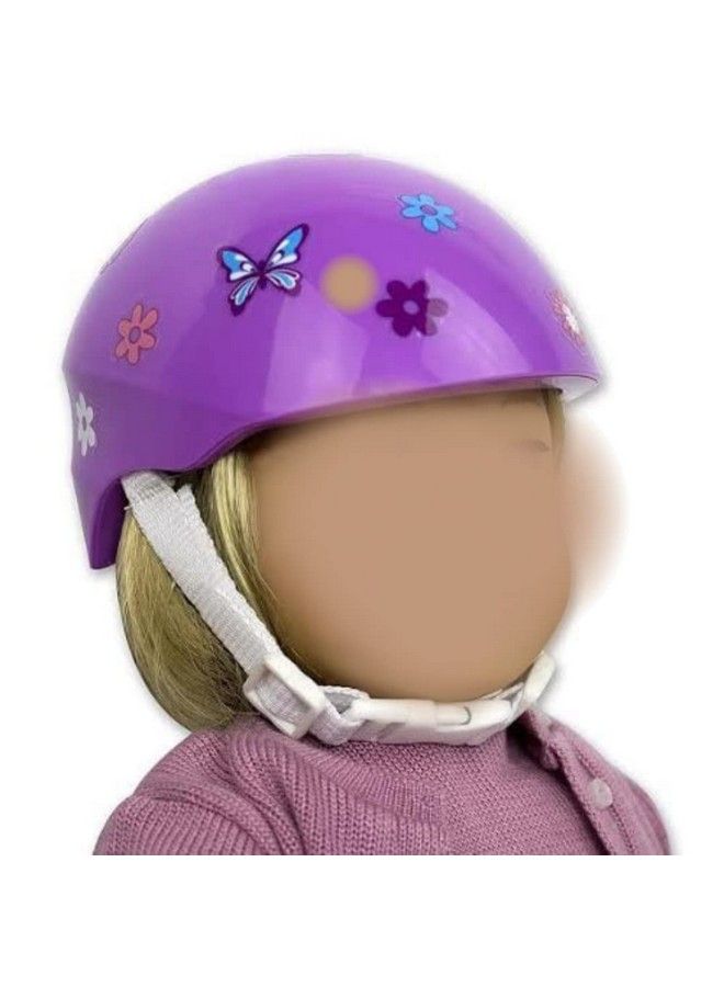 Purple Bike Helmet For 18