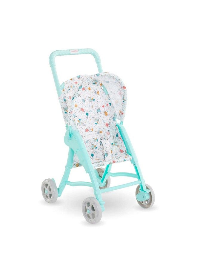 Baby Doll Stroller With Folding Canopy Fits 12