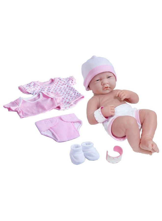 8 Piece Layette Baby Doll Gift Set ; Jc Toys La Newborn Nursery ; 14