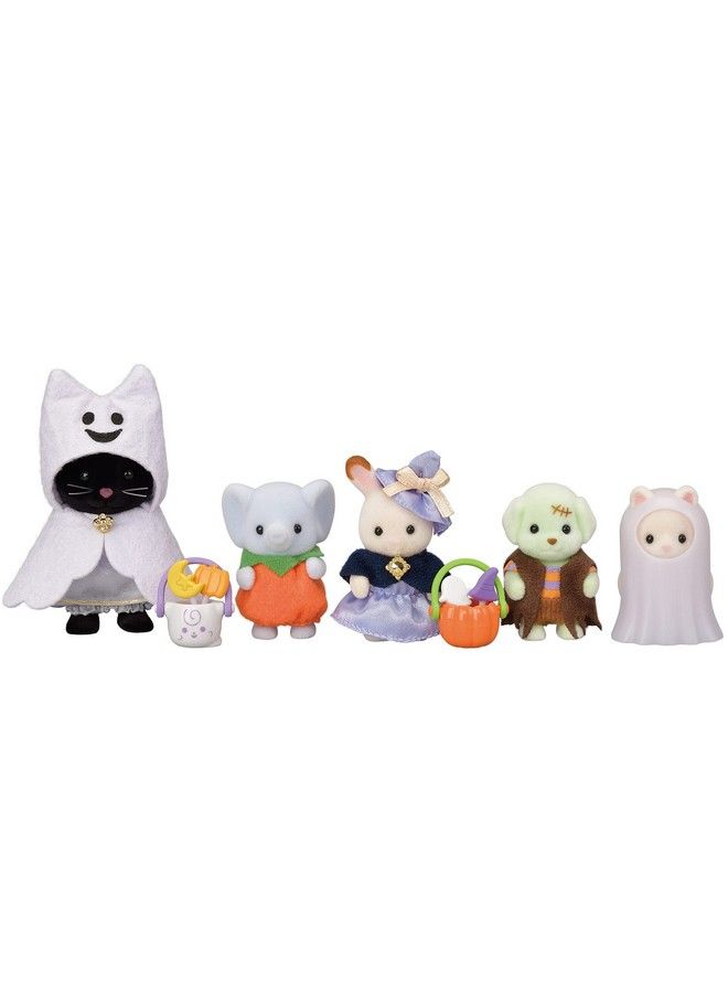 Trick Or Treat Parade Limited Edition Seasonal Halloween Set With 5 Collectible Figures And Costume Accessories