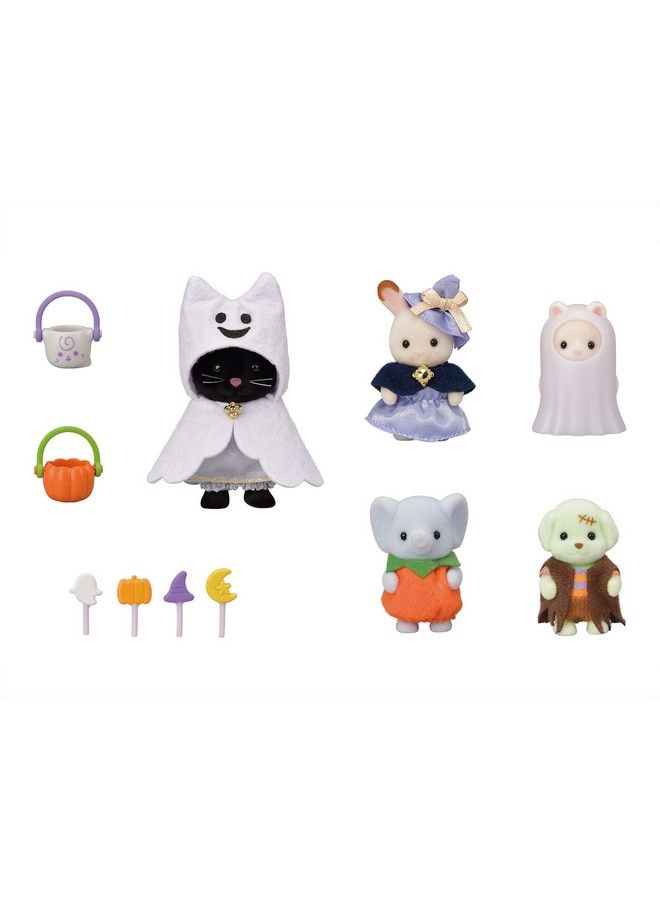 Trick Or Treat Parade Limited Edition Seasonal Halloween Set With 5 Collectible Figures And Costume Accessories