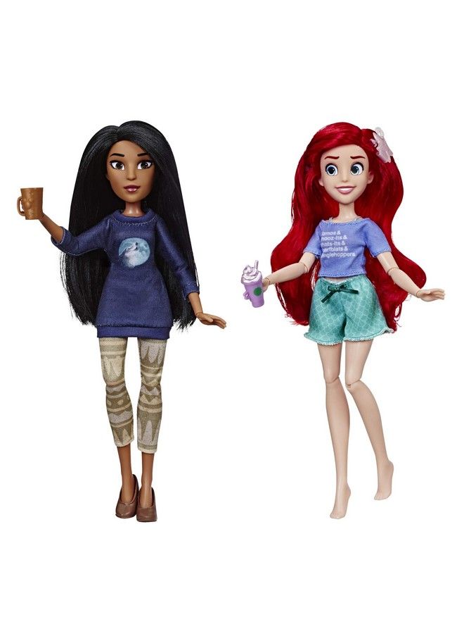 Ralph Breaks The Internet Movie Dolls Ariel And Pocahontas Dolls With Comfy Clothes And Accessories