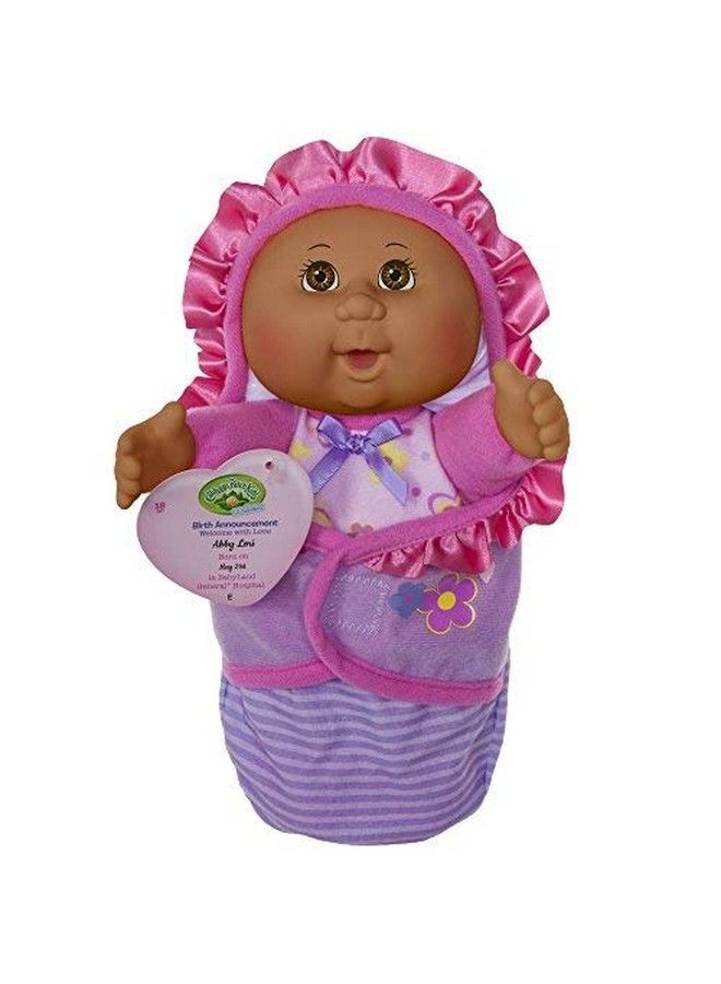 Official Newborn Baby African American Girl Doll Comes With Swaddle Blanket And Unique Adoption Birth Announcement
