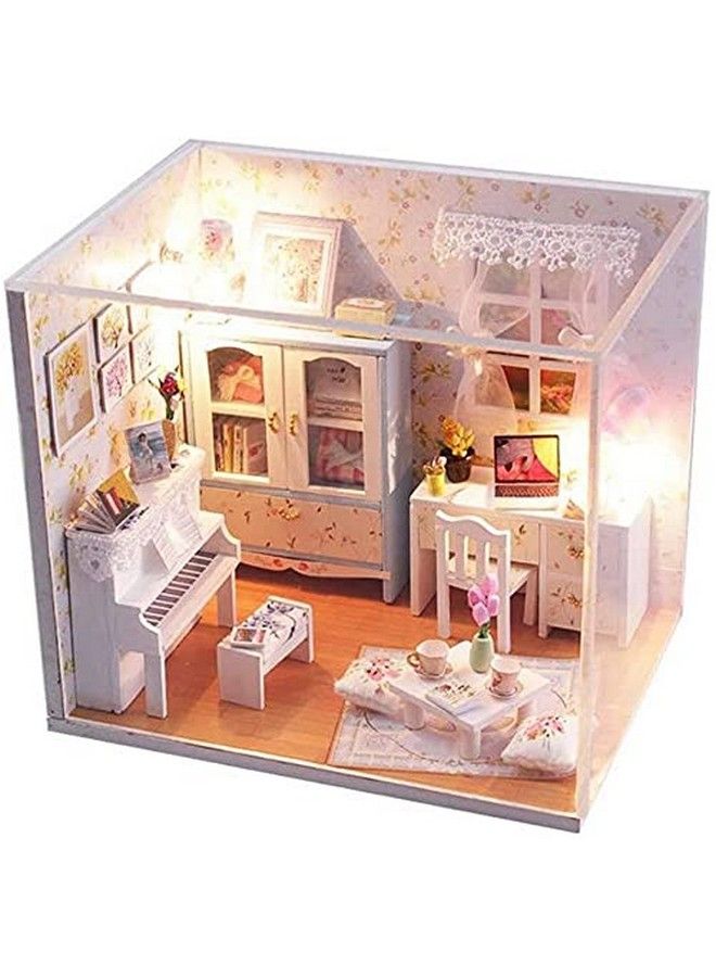 Romantic And Cute Dollhouse Miniature Diy House Kit Creative Room Perfect Diy Gift For Friends Lovers And Families(Blossom Of Summer Day)