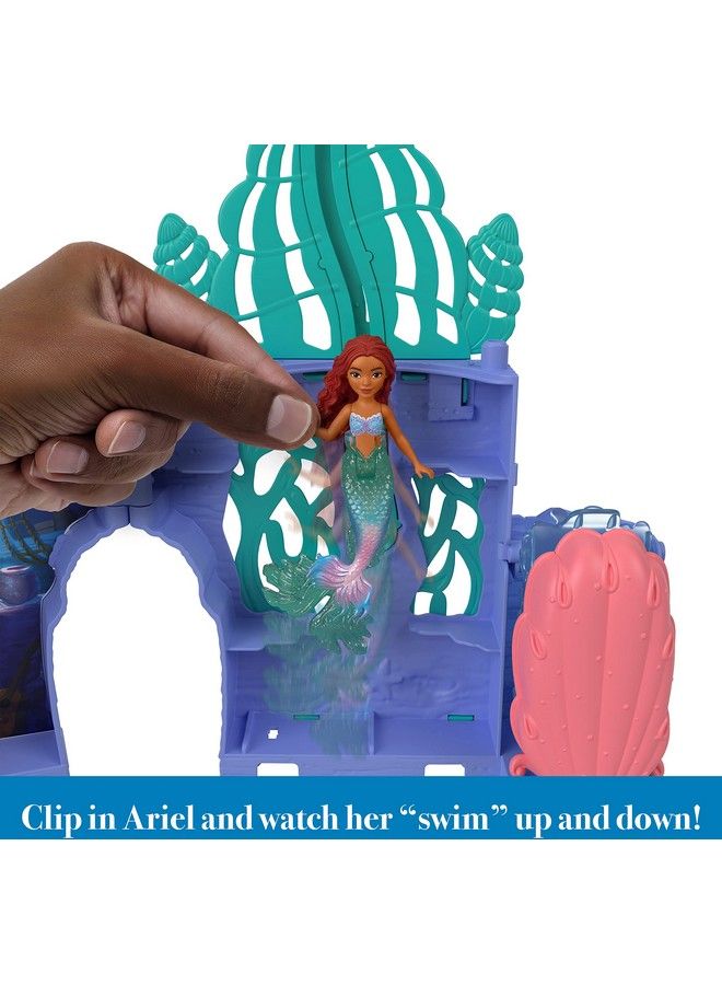 Disney The Little Mermaid Storytime Stackers Ariel'S Grotto Playset Stackable Dollhouse With Small Doll And 10 Accessories